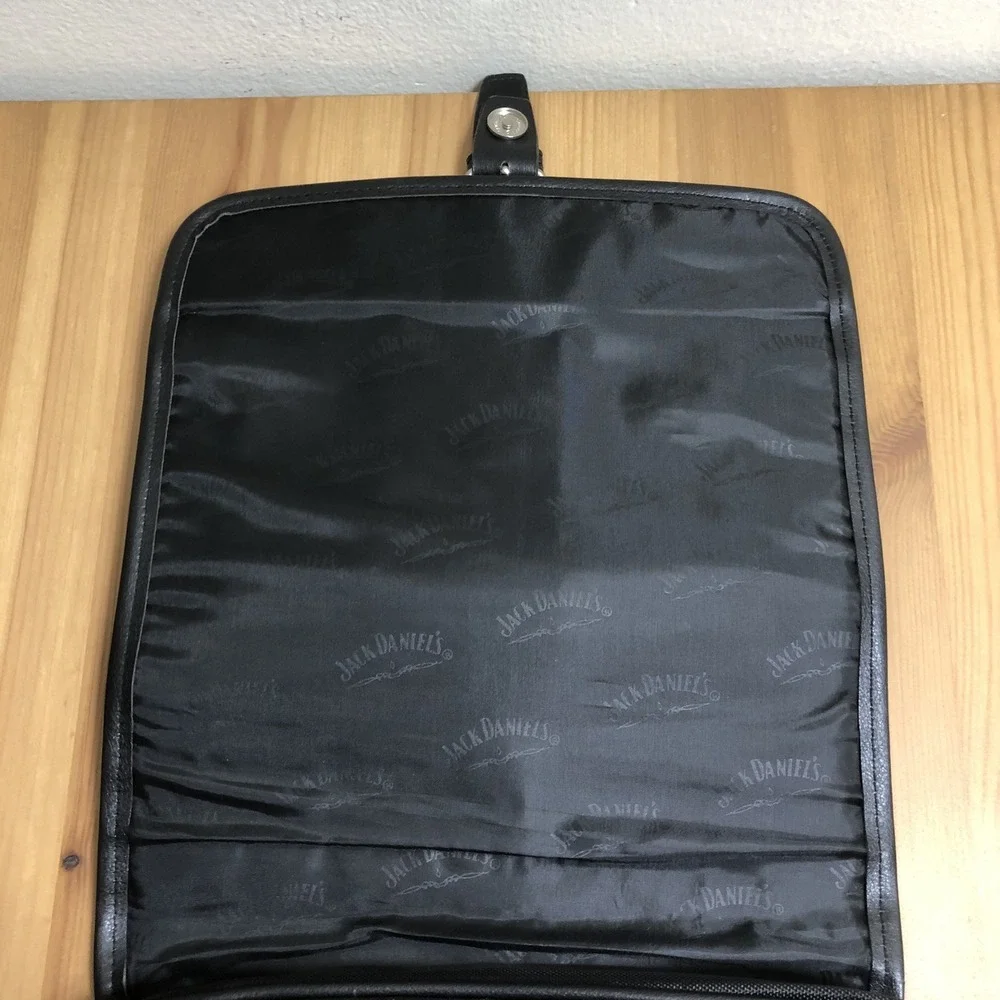 Jack Daniel's Messenger Bag 13x12x3 Logo Satchel Shoulder Travel Bag Black